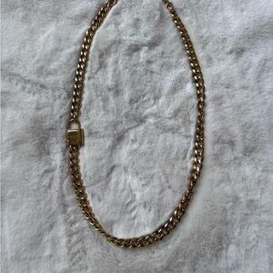 Michael Kors Gold Padlock Necklace